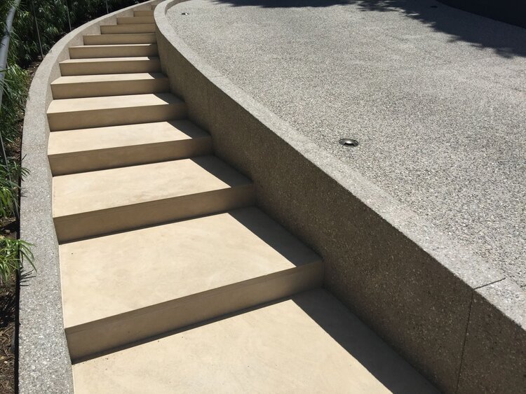 Decorative concrete contractor in Santa Clarita creating modern residential and commercial designs